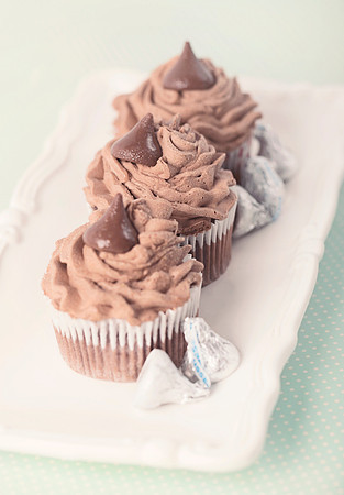 Hersey Kiss Cupcake