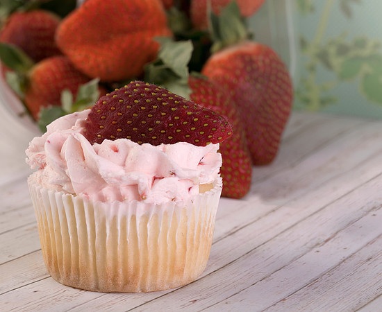 Strawberry Shortcake Cupcakes