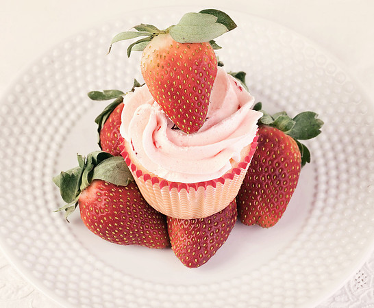 Strawberry Shortcake Cupcakes